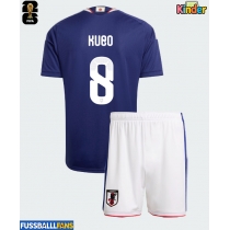 Japan Takefusa Kubo #8 Heimtrikotsatz Kinder WM 2026 Kurzarm (+ Kurze Hosen)